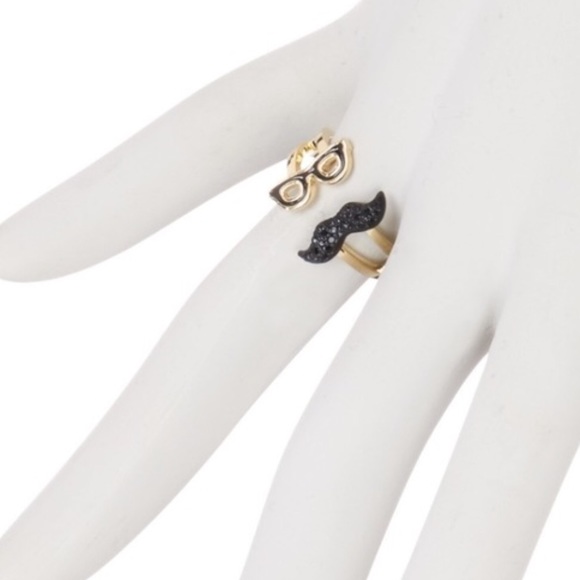 kate spade Jewelry - Kate Spade Dress The Part Mustache Ring ($58) NWOT